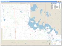 Benson County, ND Wall Map