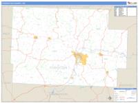 Coshocton County, OH Wall Map