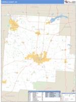 Fairfield County, OH Wall Map