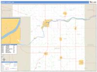 Henry County, OH Wall Map Zip Code