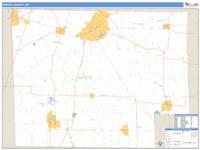 Huron County, OH Wall Map