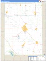 Preble County, OH Wall Map Zip Code