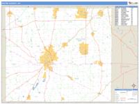 Wayne County, OH Wall Map Zip Code