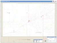 Cimarron County, OK Wall Map Zip Code