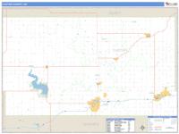 Custer County, OK Wall Map