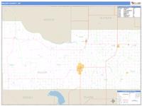 Major County, OK Wall Map Zip Code