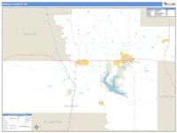 Murray County, OK Wall Map