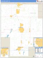 Okmulgee County, OK Wall Map