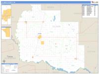 Tillman County, OK Wall Map