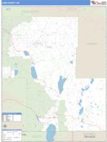 Lake County, OR Wall Map