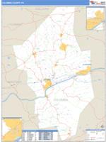 Columbia County, PA Wall Map Zip Code