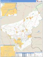 Northampton County, PA Wall Map Zip Code