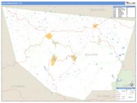 Sullivan County, PA Wall Map Zip Code