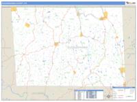 Susquehanna County, PA Wall Map