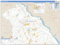 York County, PA Wall Map