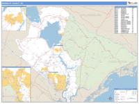 Berkeley County, SC Wall Map Zip Code