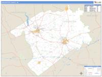 Darlington County, SC Wall Map