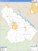 Greenwood County, SC Wall Map