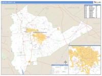 Sumter County, SC Wall Map Zip Code