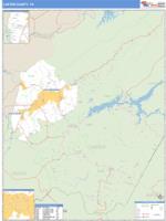 Carter County, TN Wall Map