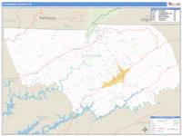 Claiborne County, TN Wall Map