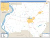 Dyer County, TN Wall Map Zip Code