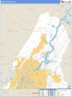 Hamilton County, TN Wall Map