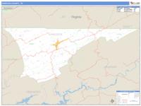 Hancock County, TN Wall Map