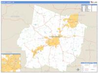 Maury County, TN Wall Map