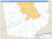 Montgomery County, TN Wall Map