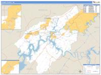 Roane County, TN Wall Map