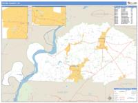 Tipton County, TN Wall Map