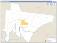 Trousdale County, TN Wall Map Zip Code