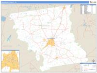 Anderson County, TX Wall Map