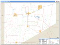 Eastland County, TX Wall Map