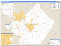 Guadalupe County, TX Wall Map