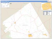 Lampasas County, TX Wall Map Zip Code