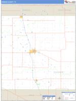 Swisher County, TX Wall Map Zip Code