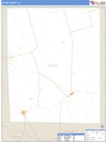 Upton County, TX Wall Map Zip Code