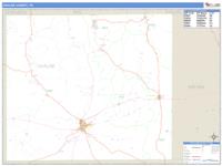 Uvalde County, TX Wall Map Zip Code