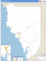 Zapata County, TX Wall Map Zip Code