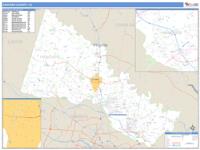 Hanover County, VA Wall Map Zip Code