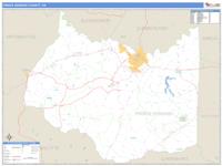 Prince Edward County, VA Wall Map