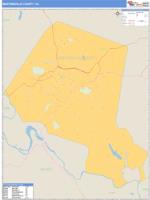 Martinsville County, VA Wall Map Zip Code