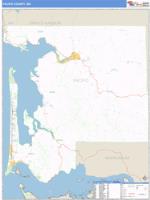 Pacific County, WA Wall Map