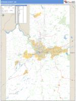 Spokane County, WA Wall Map