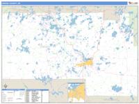 Oneida County, WI Wall Map Zip Code