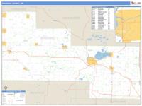 Shawano County, WI Wall Map