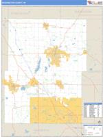 Washington County, WI Wall Map