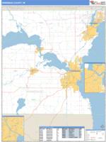 Winnebago County, WI Wall Map